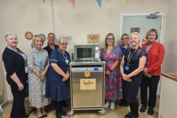 Helen Higginson, Head of Fundraising for Warrington and Halton Teaching Hospitals Charity and Charlotte Fairall, Founder & CEO of Sophie’s Legacy 