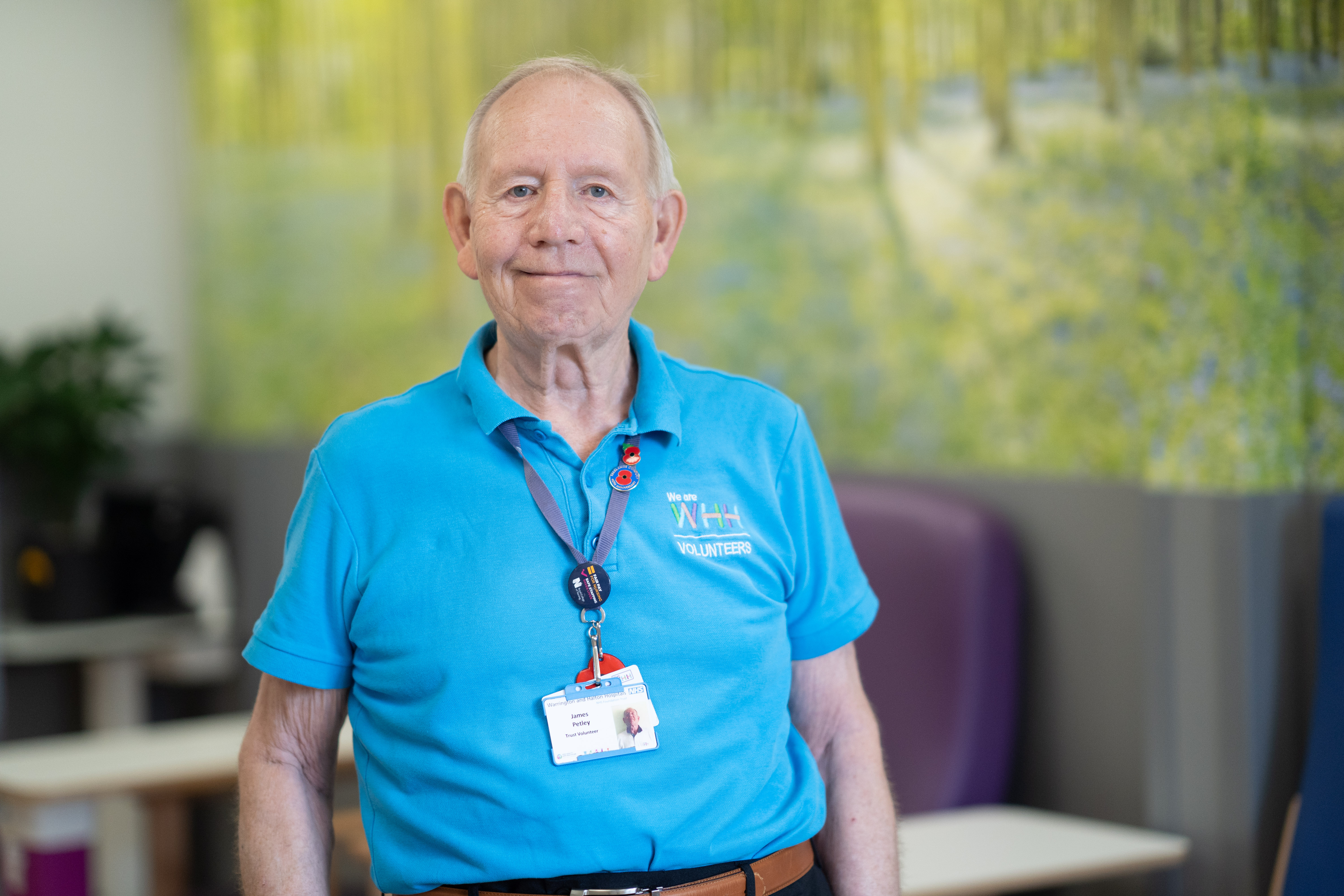 Image of Alan, Volunteer at Warrington and Halton Teaching Hospitals NHS Foundation Trust