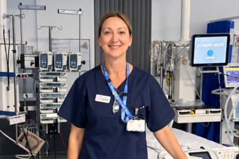 Lisa Radley, ICU nurse manager