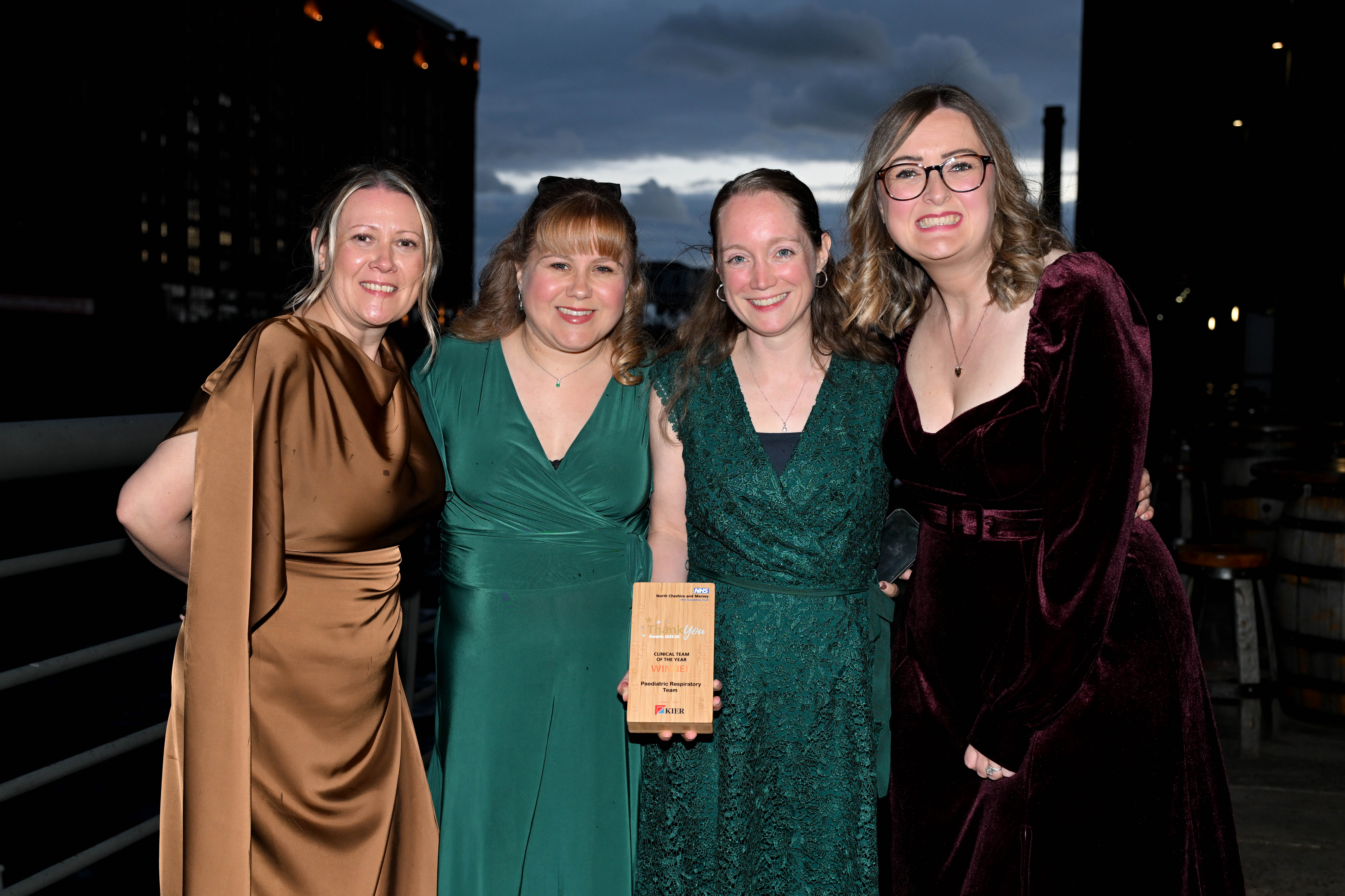 The Paediatric Respiratory Team were winners of the Clinical Team of the Year Award 