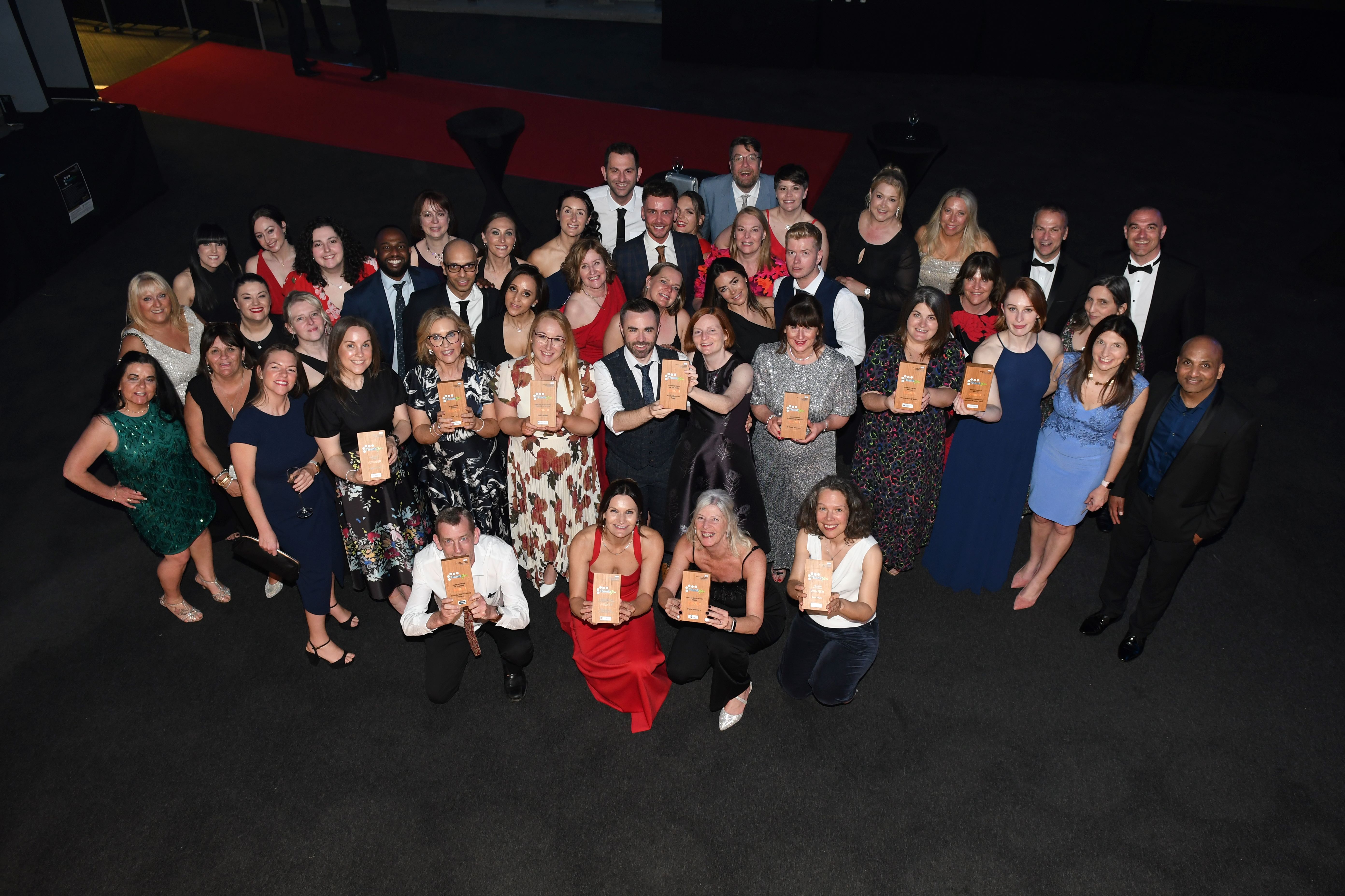 Photo of the previous WHH Thank You Awards winners 