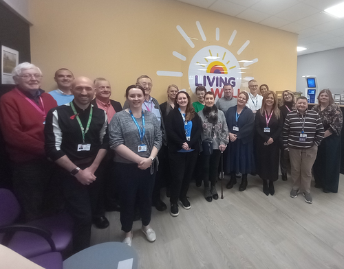 People at the Patient and Public Reference Group (PPRG) meeting at the Living Well Hub in Warrington